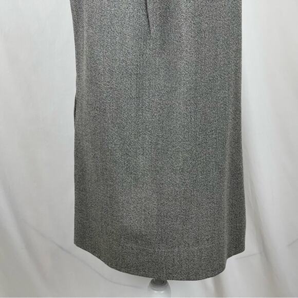 Anthropologie Generra 100% Wool Tweed Neutral Minimalist Dress NWOT Size 4 - Picture 7 of 12